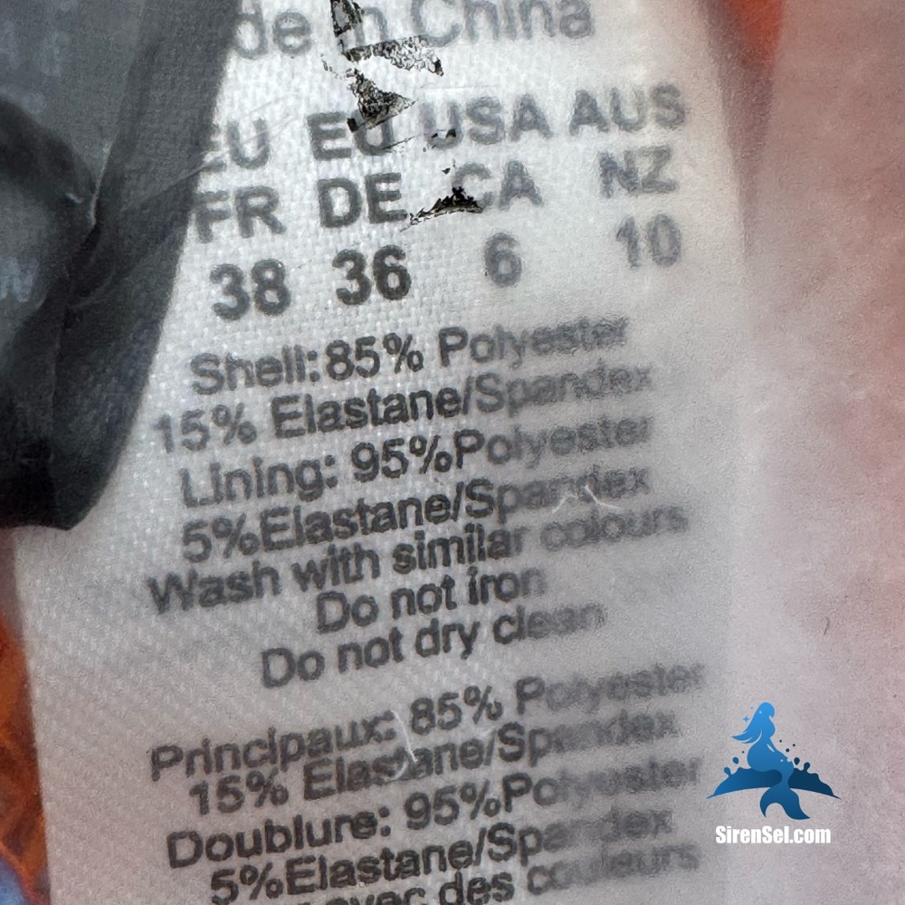 1115 NWT PrettyLittleThing Deep Orange Butterfly Triangle Bikini Top - Size 6 - Picture 10 of 11